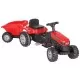 Tractor cu pedale si remorca Pilsan Active rosu Tractor cu pedale si remorca Pilsan Active rosu