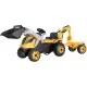 Tractor cu pedale si remorca Smoby Builder Max galben Tractor cu pedale si remorca Smoby Builder Max galben