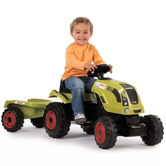 Tractor cu pedale si remorca Smoby Claas Farmer XL Tractor cu pedale si remorca Smoby Claas Farmer XL