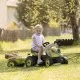 Tractor cu pedale si remorca Smoby Farmer Max verde cu negru Tractor cu pedale si remorca Smoby Farmer Max verde cu negru