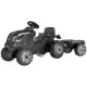 Tractor cu pedale si remorca Smoby Farmer XL negru Tractor cu pedale si remorca Smoby Farmer XL negru