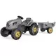 Tractor cu pedale si remorca Smoby Stronger XXL gri Tractor cu pedale si remorca Smoby Stronger XXL gri