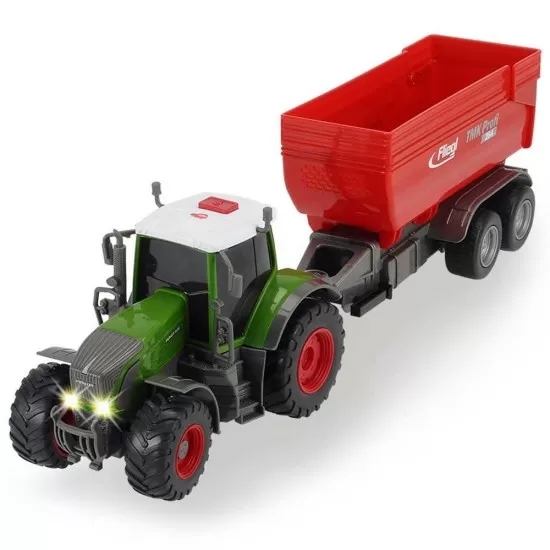 Tractor Dickie Toys Fendt 939 Vario cu remorca 41 cm Tractor Dickie Toys Fendt 939 Vario cu remorca 41 cm
