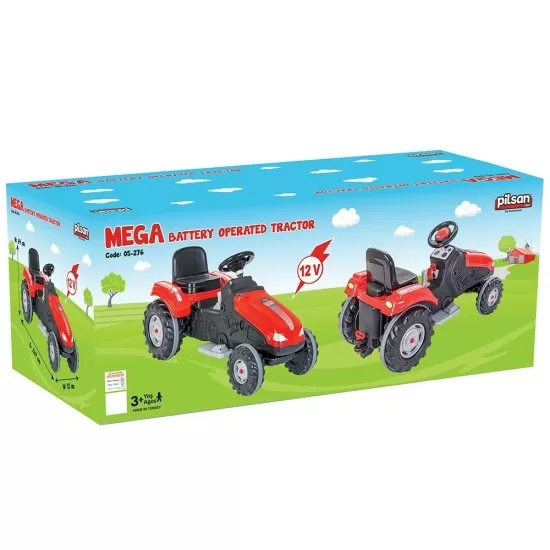 Tractor electric Pilsan Mega 05-276 rosu Tractor electric Pilsan Mega 05-276 rosu