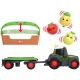 Tractor Simba ABC Freddy Fruit Trailer 30 cm cu lumini, sunete, remorca si figurine Tractor Simba ABC Freddy Fruit Trailer 30 cm cu lumini, sunete, remorca si figurine