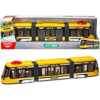 Tramvai Dickie Toys Siemens City Tram 41,5 cm galben
