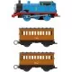 Locomotiva motorizata Thomas cu 2 vagoane Annie si Clarabel Locomotiva motorizata Thomas cu 2 vagoane Annie si Clarabel