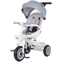 Tricicleta copii cu sezut rotativ si copertina detasabila Ash Grey
