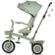 Tricicleta copii cu sezut rotativ si copertina detasabila Chipolino Marathon Pastel Green