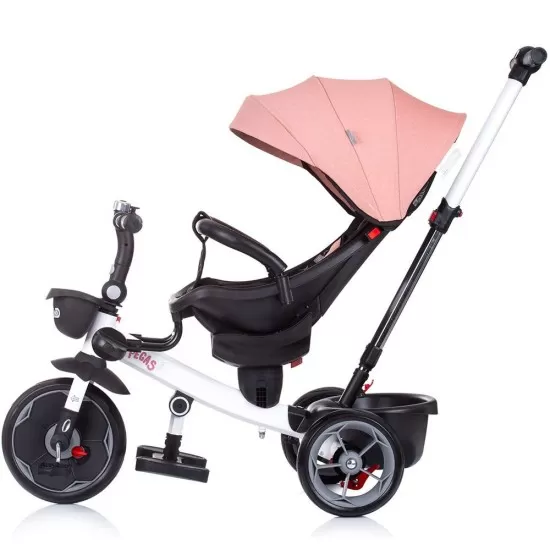 Tricicleta Chipolino Pegas cu sezut reversibil Blush