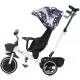Tricicleta Chipolino Smart cu sezut reversibil black white Tricicleta Chipolino Smart cu sezut reversibil black white