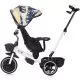 Tricicleta Chipolino Smart cu sezut reversibil black white Tricicleta Chipolino Smart cu sezut reversibil black white