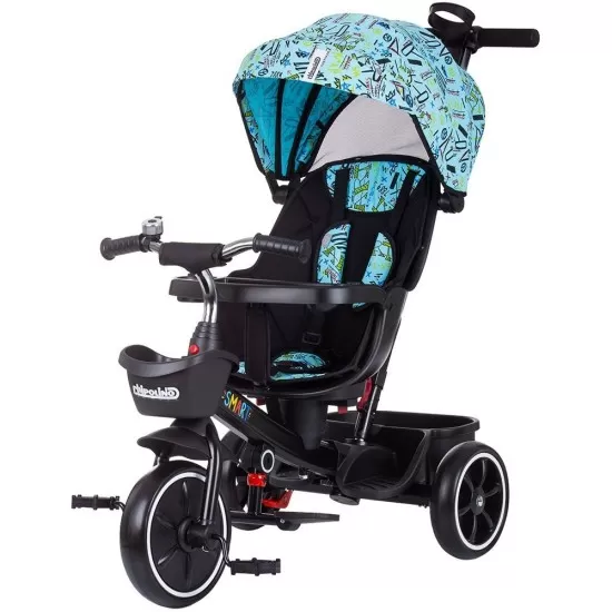 Tricicleta Chipolino Smart cu sezut reversibil Blue Tricicleta Chipolino Smart cu sezut reversibil Blue