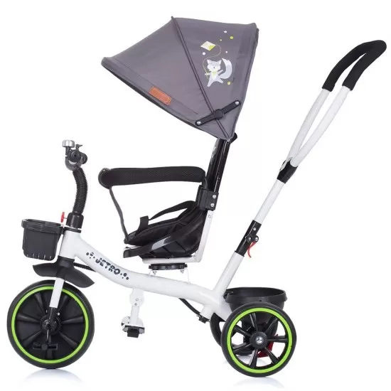 Tricicleta cu copertina si sezut reversibil Chipolino Jetro Platinum