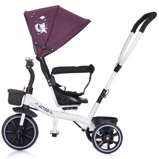 Tricicleta cu copertina si sezut reversibil Chipolino Jetro Lilac