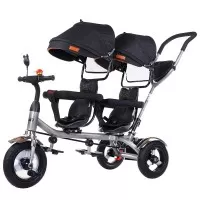Tricicleta gemeni Chipolino 2Play Raven