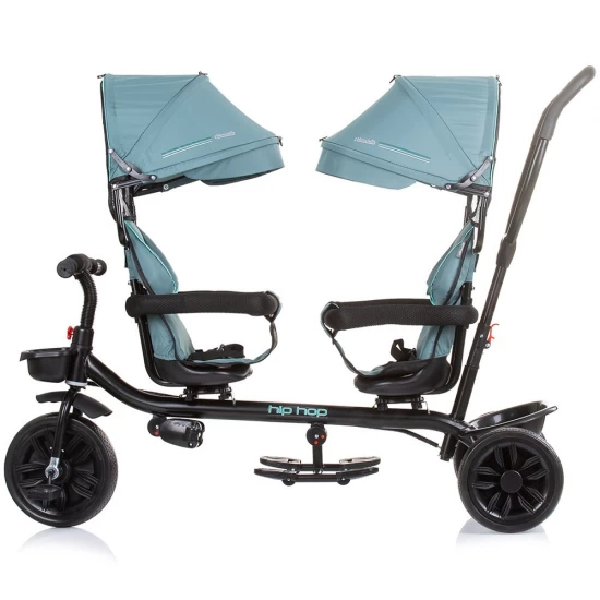 Tricicleta gemeni Chipolino Hip Hop Aloe