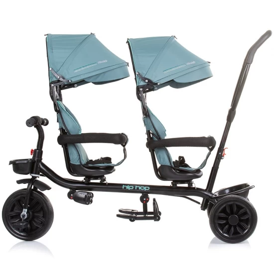 Tricicleta gemeni Chipolino Hip Hop Aloe
