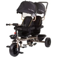 Tricicleta gemeni Chipolino Hip Hop Ebony