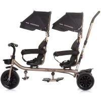 Tricicleta gemeni Chipolino Hip Hop Ebony