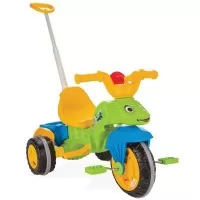 Tricicleta pentru copii Pilsan Caterpillar Green cu maner
