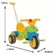 Tricicleta pentru copii Pilsan Caterpillar Green cu maner