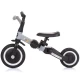 Tricicleta si bicicleta Chipolino Smarty 2 in 1 Grey