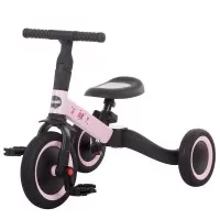 Tricicleta si bicicleta Chipolino Smarty 2 in 1 Light Pink
