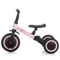 Tricicleta si bicicleta Chipolino Smarty 2 in 1 Light Pink