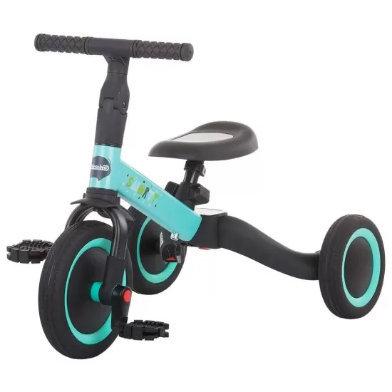 Tricicleta si bicicleta Chipolino Smarty 2 in 1 Mint