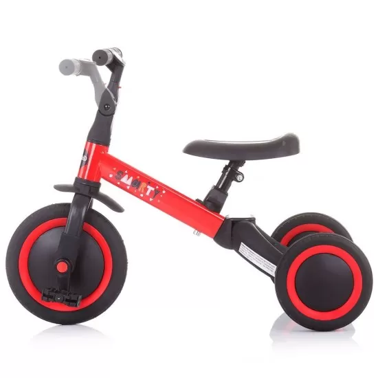 Tricicleta si bicicleta Chipolino Smarty 2 in 1 Red