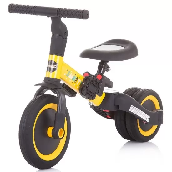 Tricicleta si bicicleta Chipolino Smarty 2 in 1 Yellow Tricicleta si bicicleta Chipolino Smarty 2 in 1 Yellow
