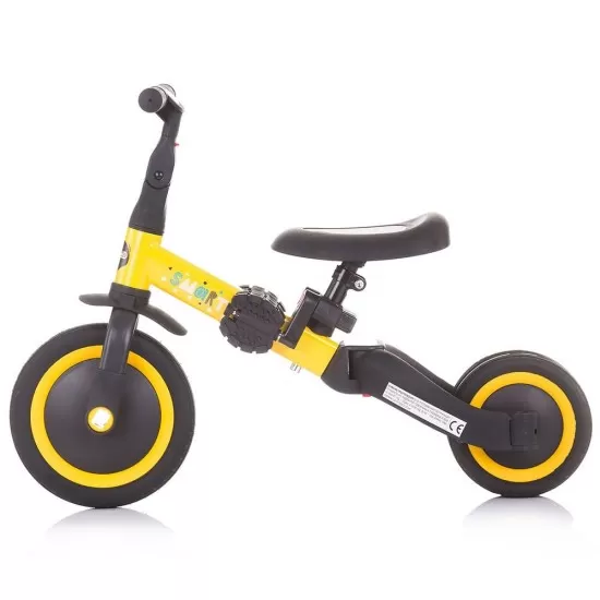 Tricicleta si bicicleta Chipolino Smarty 2 in 1 Yellow Tricicleta si bicicleta Chipolino Smarty 2 in 1 Yellow