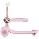Trotineta copii cu ghidon reglabil si roti cu lumini Chipolino Bloomi Pink