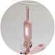 Trotineta copii cu ghidon reglabil si roti cu lumini Chipolino Bloomi Pink