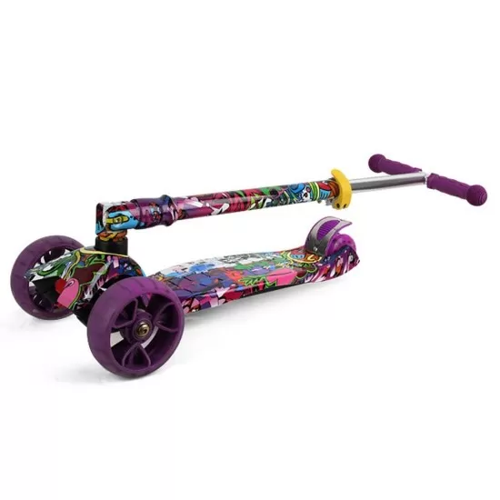 Trotineta Chipolino Croxer Evo Purple Grafitti