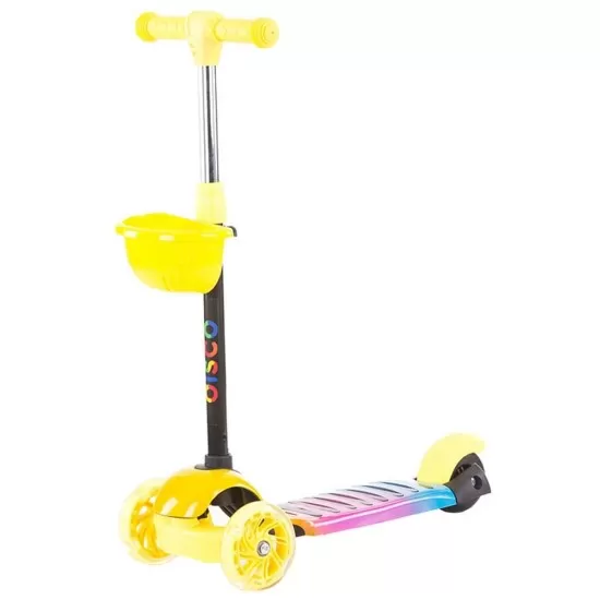 Trotineta Chipolino Disco Yellow Pink Trotineta Chipolino Disco Yellow Pink