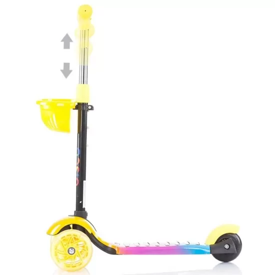 Trotineta Chipolino Disco Yellow Pink Trotineta Chipolino Disco Yellow Pink