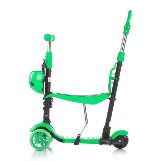 Trotineta Chipolino Kiddy Evo 3 in 1 cu maner Lime Trotineta Chipolino Kiddy Evo 3 in 1 cu maner Lime