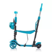 Trotineta Chipolino Kiddy Evo 3 in 1 cu maner Ocean