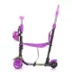 Trotineta Chipolino Kiddy Evo 3 in 1 cu maner Purple Graffiti
