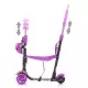Trotineta Chipolino Kiddy Evo 3 in 1 cu maner Purple Graffiti