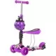 Trotineta Chipolino Kiddy Evo 3 in 1 cu maner Purple Graffiti