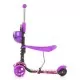 Trotineta Chipolino Kiddy Evo 3 in 1 cu maner Purple Graffiti