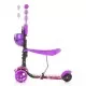 Trotineta Chipolino Kiddy Evo 3 in 1 cu maner Purple Graffiti