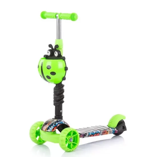 Trotineta Chipolino Kiddy Evo Green Graffiti Trotineta Chipolino Kiddy Evo Green Graffiti