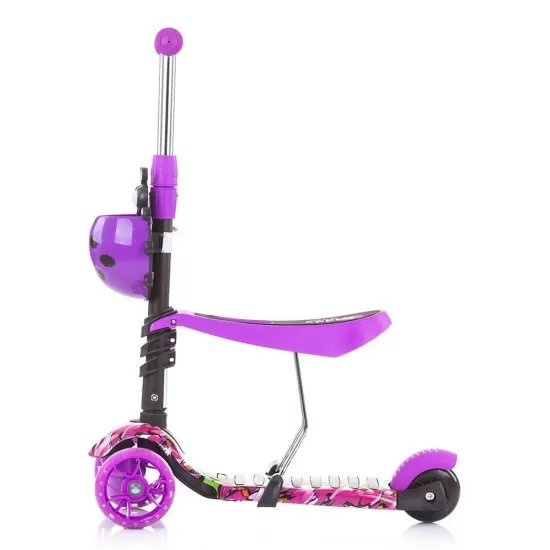 Trotineta Chipolino Kiddy Evo Purple Graffiti