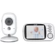 Video monitor cu redare muzica, senzor de temperatura si vedere nocturna Chipolino Polaris Silver