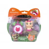 Figurina 44 de Pisici Pilou 7 cm cu tobe