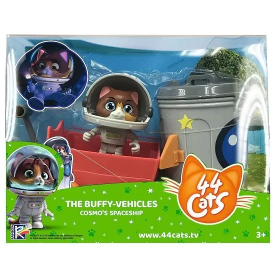 Figurina 44 de Pisici Cosmo 8 cm cu nava spatiala Figurina 44 de Pisici Cosmo 8 cm cu nava spatiala